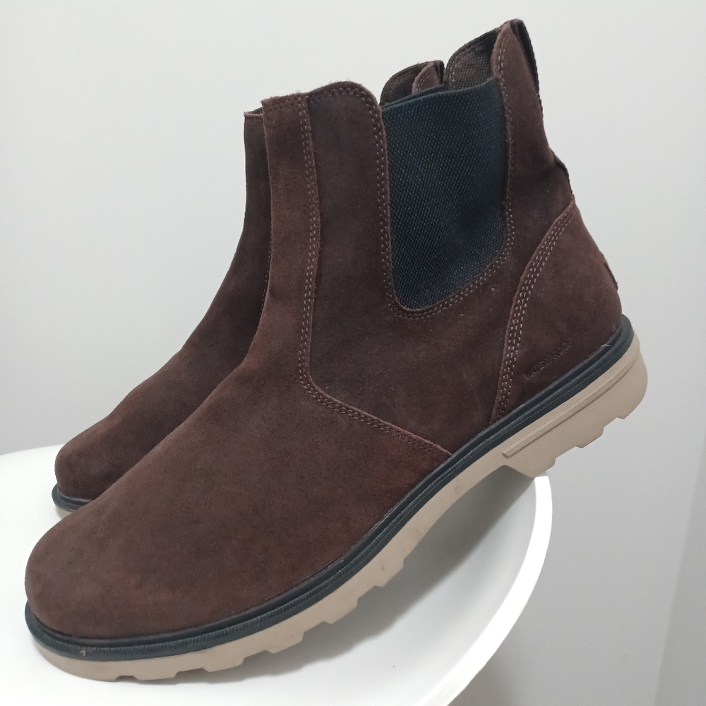 Sorel Men's Carson Chelsea Waterproof Boots Size 14
